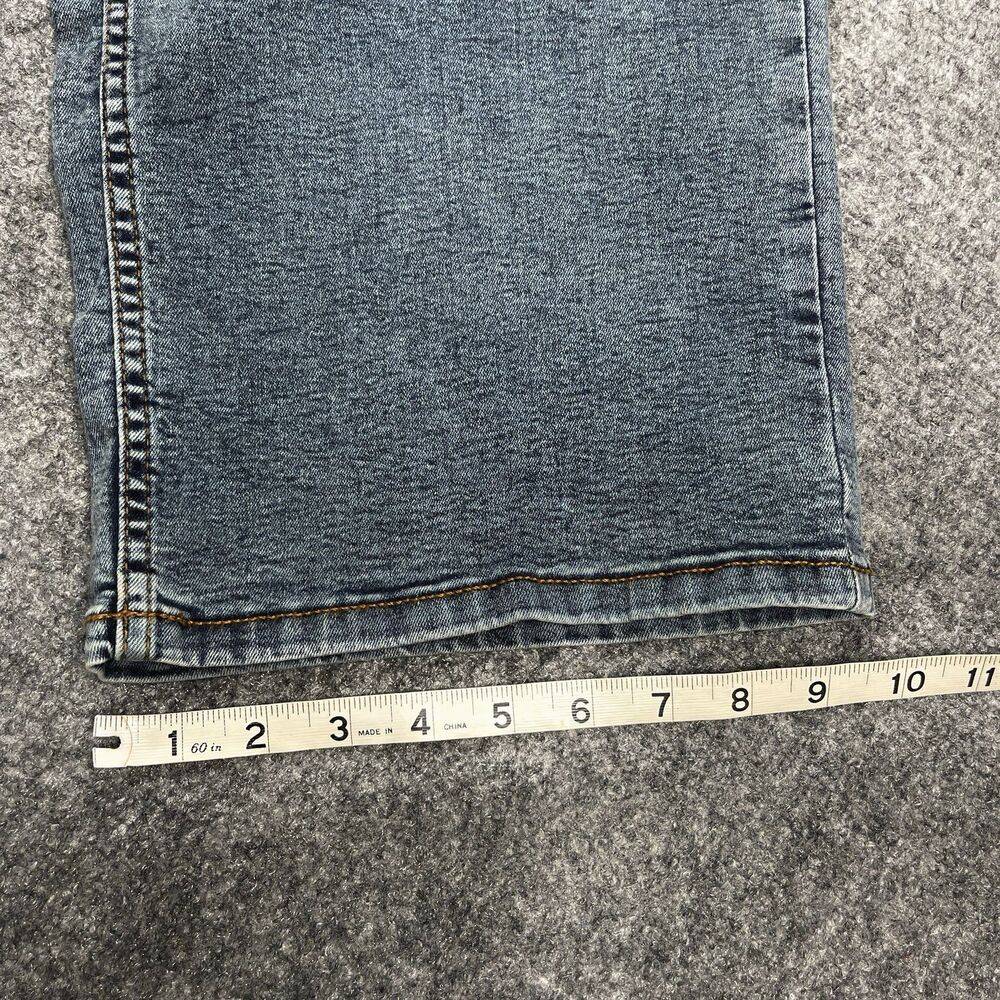 TPJ The Perfect Jeans Mens 42x30 Thick Sky Light Blue Straight Leg Stretch NWT - Picture 14 of 15